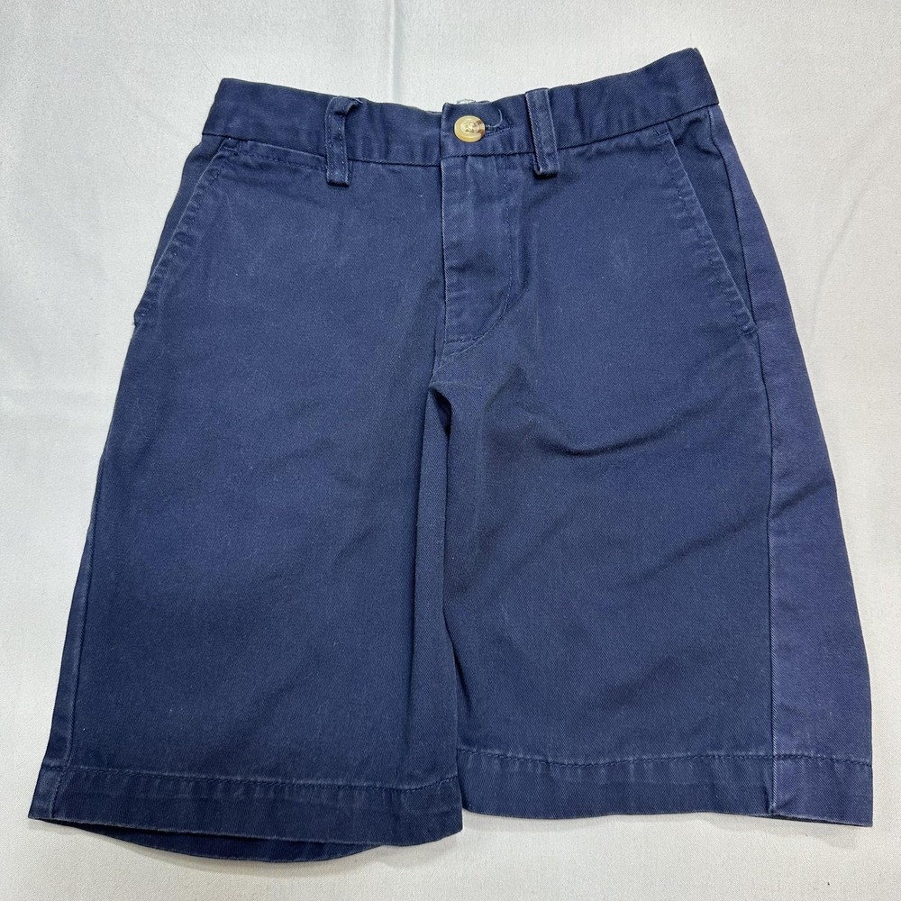 Polo Ralph Lauren Shorts Boys 7 Blue Classic Chino Twill Casual School